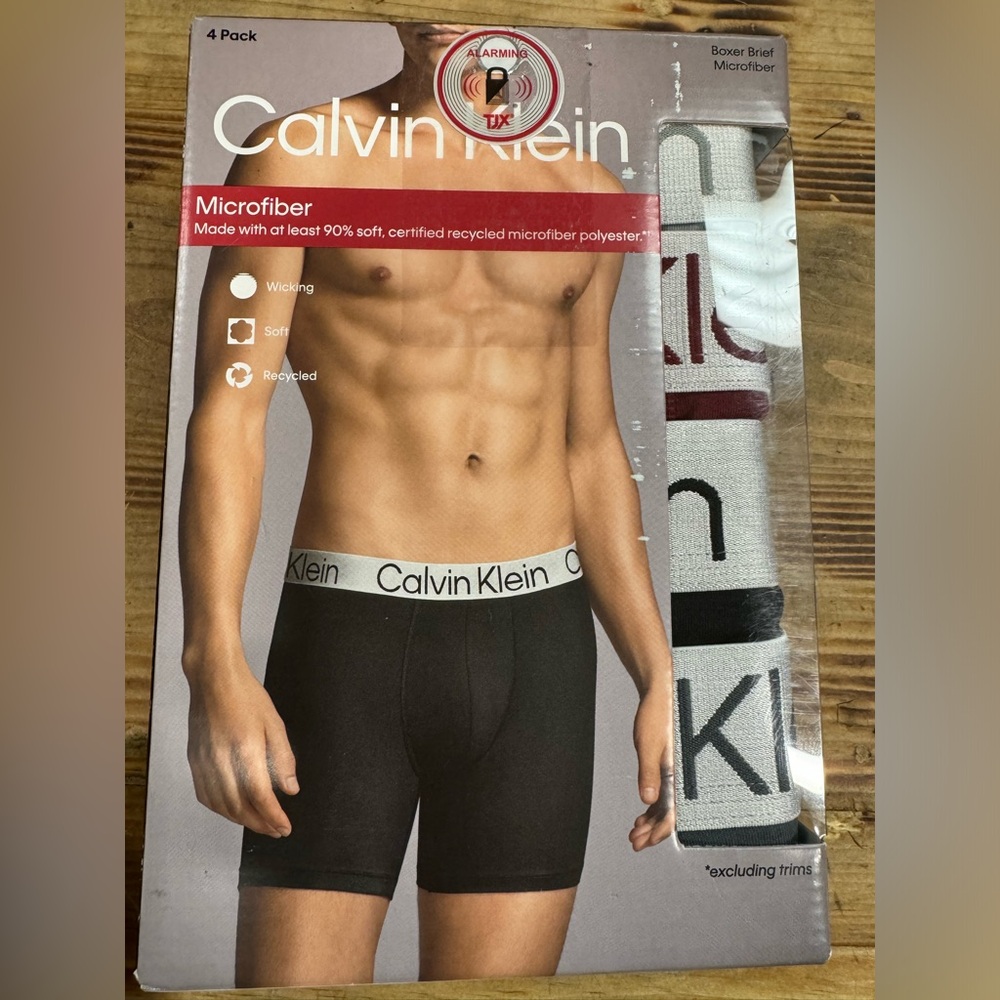 Calvin Klein Boxer Brief Microfiber 4 pack size S